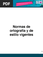 Normas de ortografía y de estilo vigentes 
