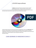 Burning Kaset CD PDF
