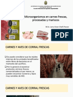 3ra Clase-Microorganismos en Carnes Frescas, Procesadas y Mariscos