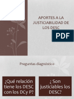 Justiciabilidad DESC a través de instrumentos internacionales