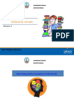 Técnicas de Estudio: Semana 3