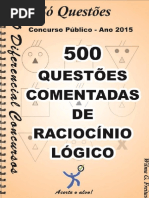 500 Questões Comentadas - RACIOCÍNIO LÓGICO.pdf