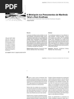A metropole no pensamento de Tafuri e Koolhaas, Jorge Nunes