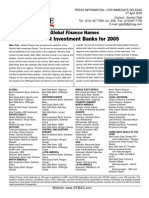 Best Investment Banks 2005