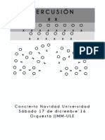 Plantilla de Escenario de La Orquesta Juventudes Musicales-Universidad de León