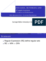 F L, A C: Ormal Anguages Utomata and Omputation