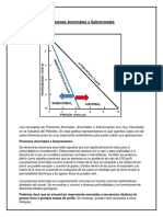 Presiones Anormales y Subnormales