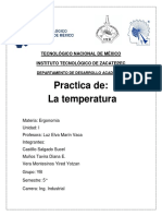 Calculo de La Media de La Temperatura Interior y Exterior