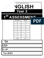 Year 2 Assessment BI
