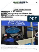 Cara Dan Biaya Ganti Plat Motor Serta Perpanjang STNK Tahunan - MoneySmart Indonesia PDF