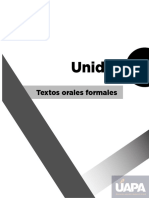 Textos Orales Formales