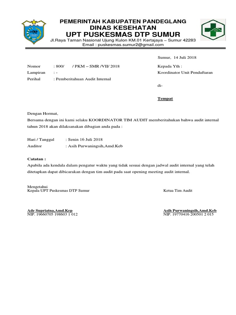 Contoh Buat Surat Tawaran Supervisior