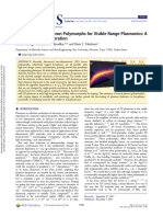 Two-Dimensional Boron Polymorphs For Visible Range Plasmonics: A First-Principles Exploration