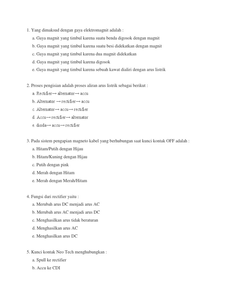 Soal TDO | PDF