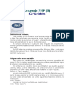 Lenguaje PHP 2 PDF