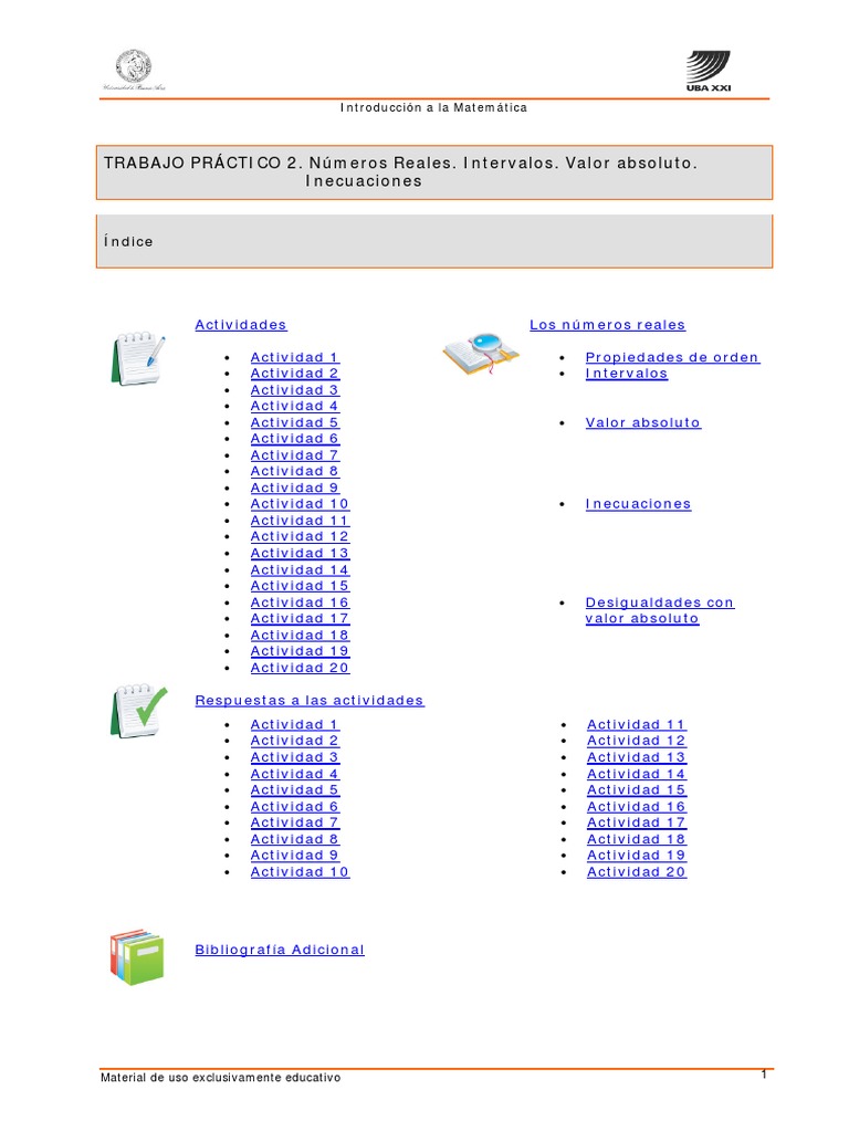 Clase 2 Módulo Intervalos Pdf Pdf Intervalo Matemáticas