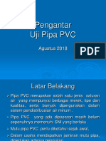 Pengantar Uji Pipa PVC