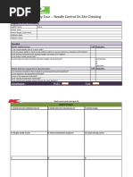 Needle Control Onsite Checking by QC ROBINSON