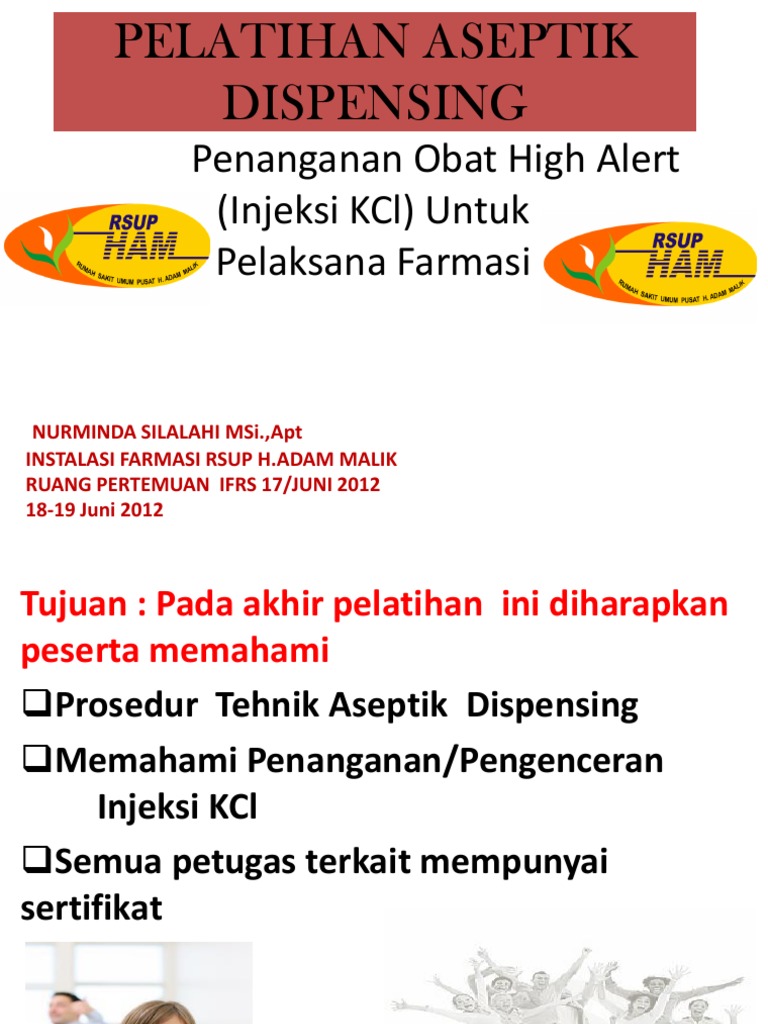 High Alert KCL Untuk Petugas Farmasi | PDF
