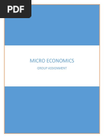 Microeconomics Assignment