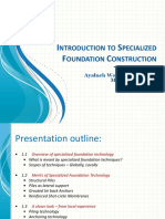 Chapter 1 Introduction to Specialized Foundation Construction Technology