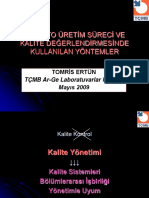 Kalite Yönetimii 2009 Oryantasyon