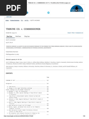 Tribune Co V Commission 125 T C 110 05 5htc Leagle