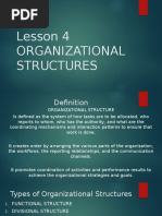 Lesson4 OrganizationalStructures