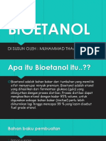 BIOETANOL DARI BERBAGAI BAHAN