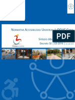 Normativa de Accesibilidad Universal Dibujada y Comentada D50 y DDU OGUC Chile Ciudad Accesible 2018 Block V3 14072018