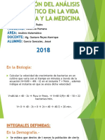 Aplicación Del Análsis Matemático en La Vida Cotidiana y Medicina