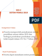 Sesi 2 - Sistem Pemilu 2019