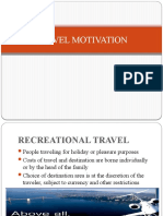Travel Motivation