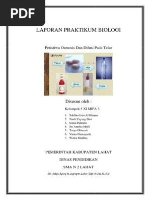 Laporan Praktikum Biologi Pdf