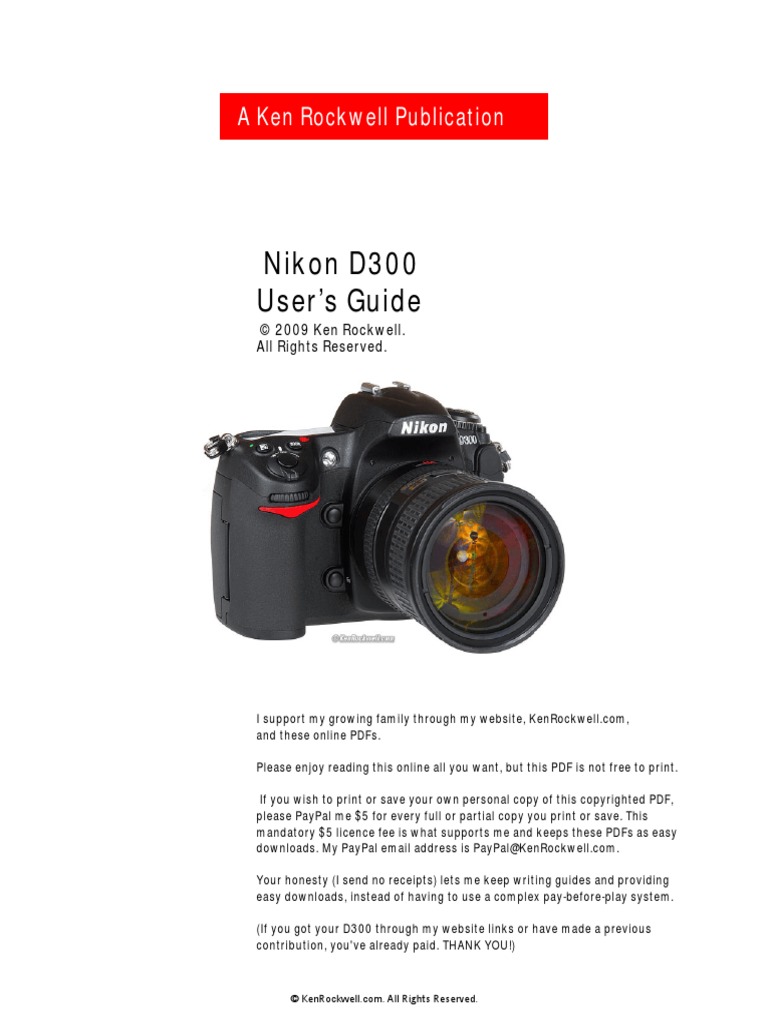 Nikon D300 User