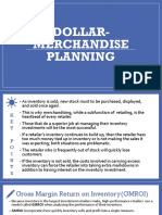 Dollar Merchandise Planning