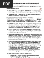 Tagalog Christian Sermon Outline | PDF