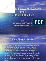 Teknik Menjawab Soalan PMR