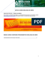 3058conteúdo Programático - Biologia Do Zero 2017 PDF