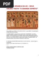o Deus Anubis Como Thoth