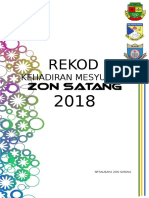 Rekod: Kehadiran Mesyuarat