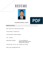 Mohammad Khairil A. Bakar Resume