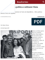 Morre a Cientista Política E Militante Vânia Bambirra | Brasil de Fato