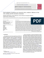 Applied Catalysis B- Environmental Volume 96 Issue 1-2 2010 [Doi 10.1016_j.apcatb.2010.02.009] Pandian Lakshmanan; Laurent Delannoy; Vincent Richard; Christoph -- Total Oxidation of Propene Over Au