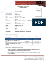 FORM PENDAFTARAN Anggota PDF