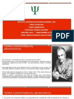 Behaviorismo - Teoria e Sistema PDF