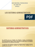 2.-Los Sistemas Administrativos.