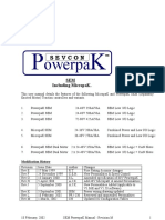 Sevcon PowerpaK (SEM & MicropaK) Manual - With Calibrator Section