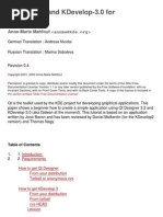Qt Designer and KDevelop-3.0 for Beginners