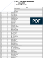 CCPC Student List of Science XII